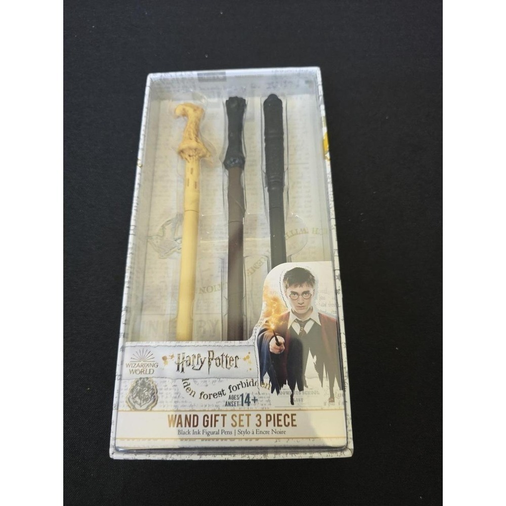 Harry Potter Wizarding World Three Wand Pen Black Ink Gift set 2020